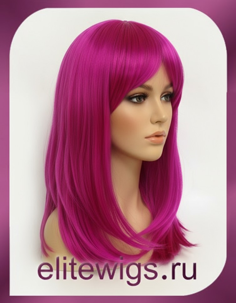 Карнавальный сиреневый парик Karmelita
