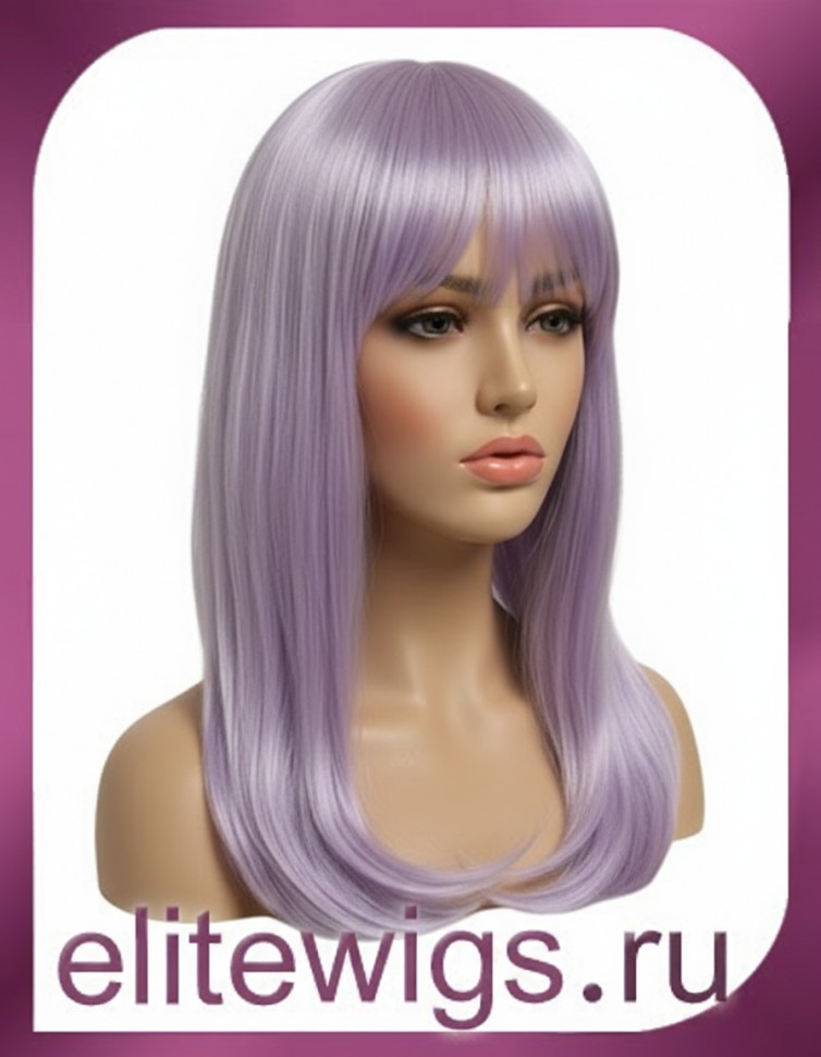 Карнавальный фиолетовый парик №2