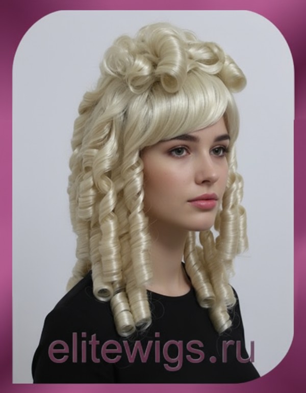 Белый парик 18-ого века