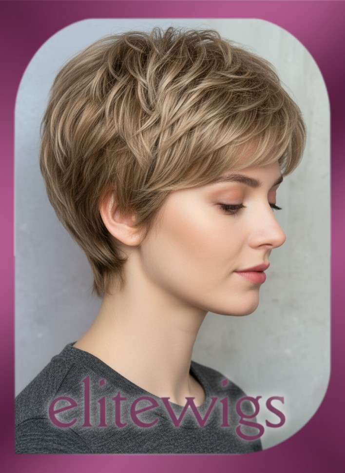Короткий искусственный парик 153