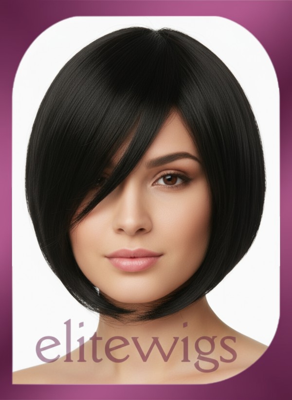 Средний искусственный парик 090