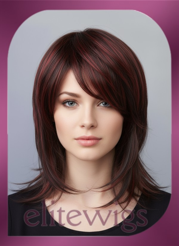 Средний искусственный парик 108