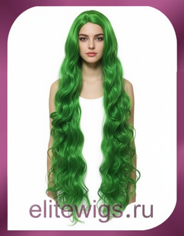 Длинный карнавальный парик Lady Godiva №1