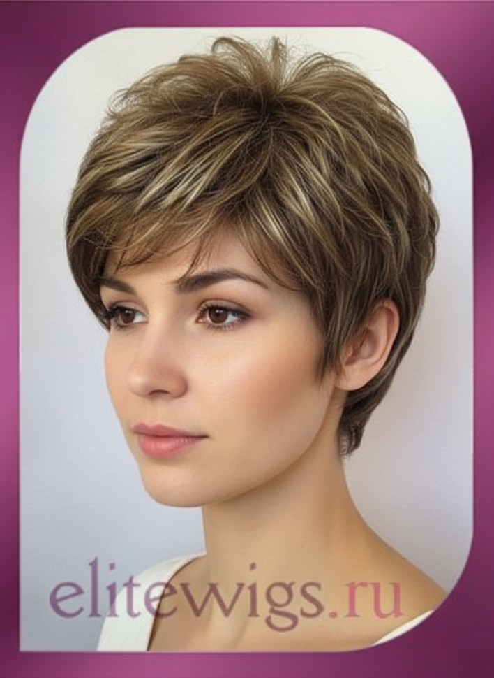 Короткий искусственный парик 1898