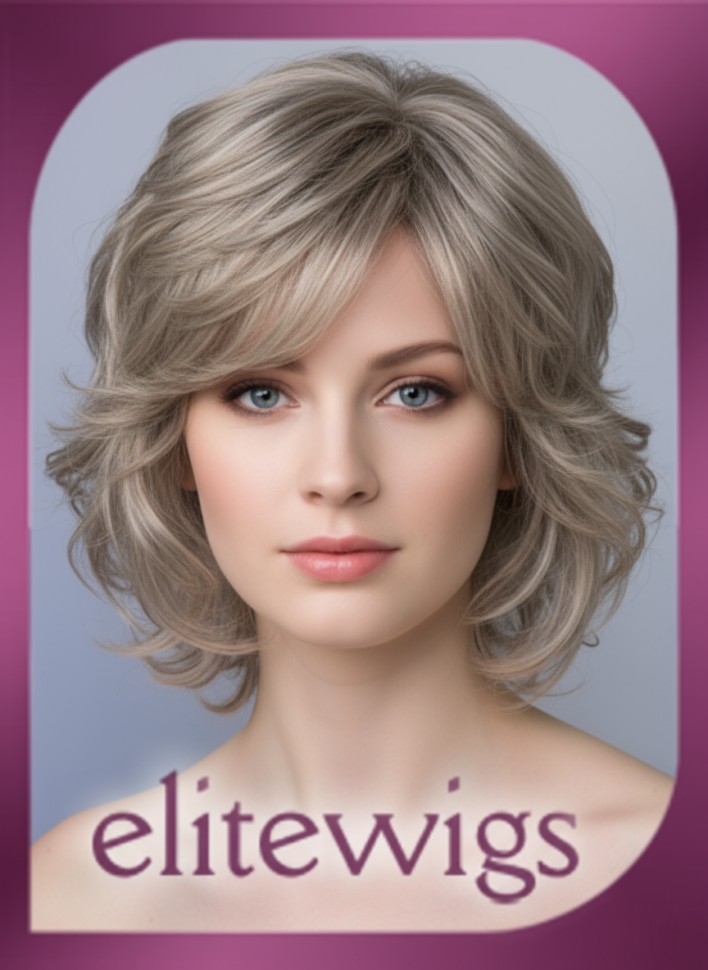 Средний искусственный парик L427