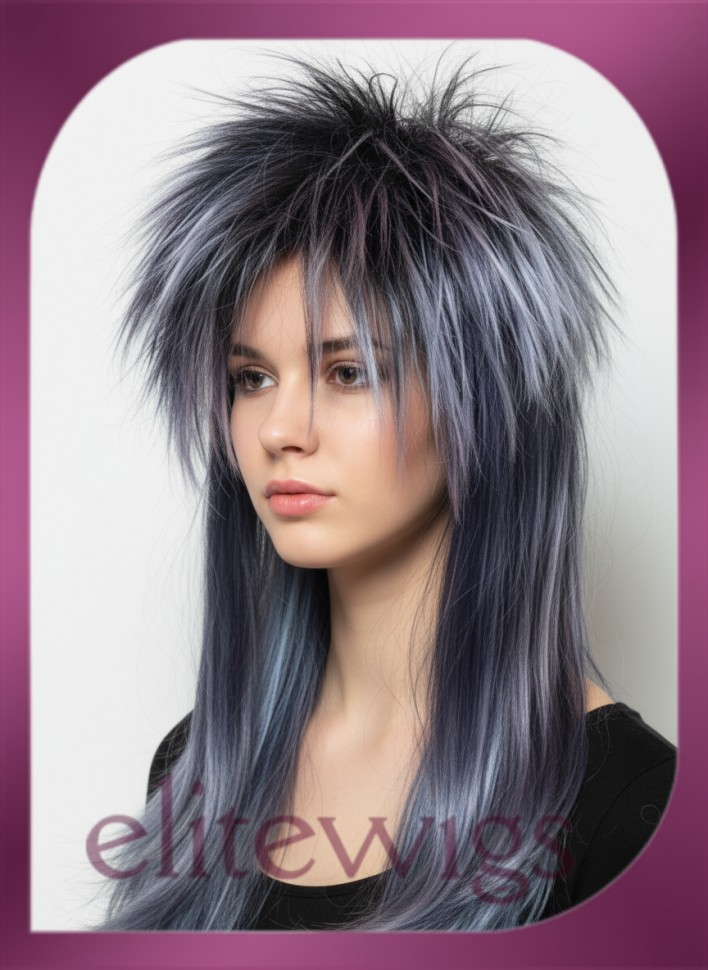 Карнавальный цветной парик 122