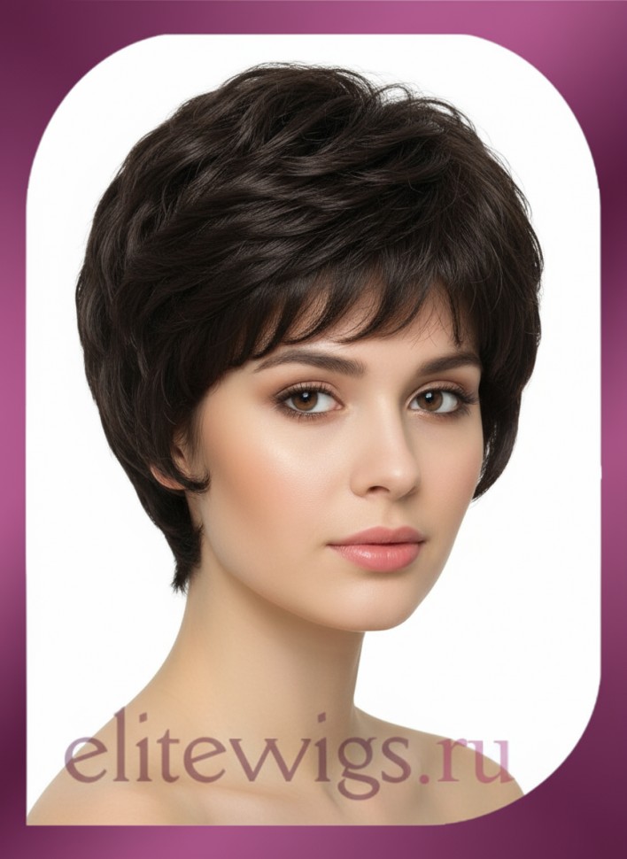 Короткий натуральный парик HM-148