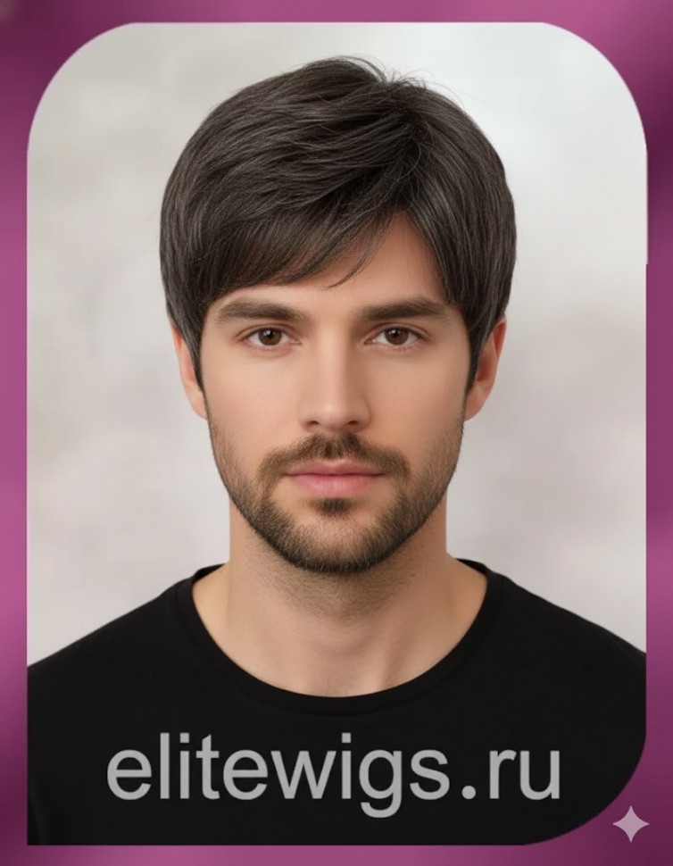 Натуральный мужской парик FRHSM-1