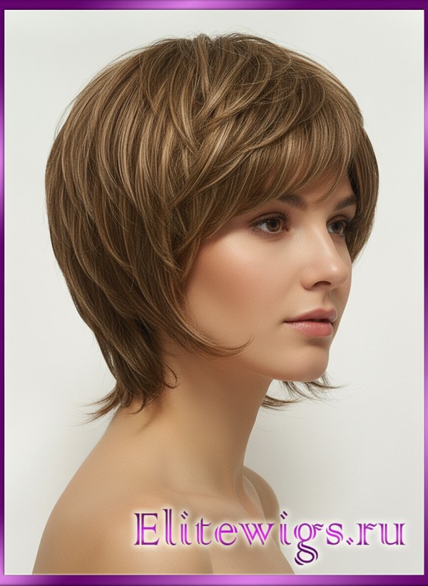 Парик из термоволокна 4436