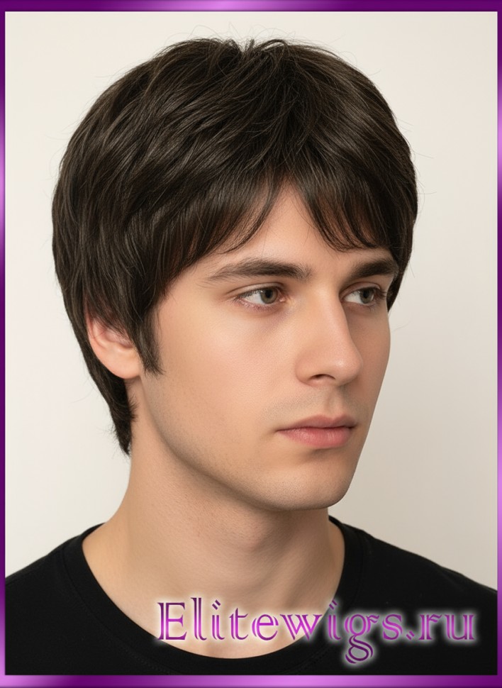 Натуральный мужской парик Джон