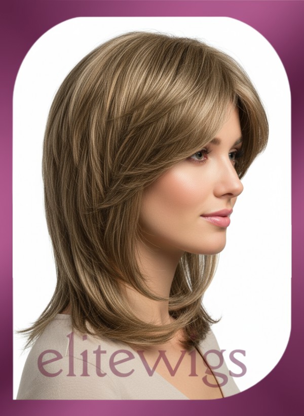 Длинный искусственный парик 4366