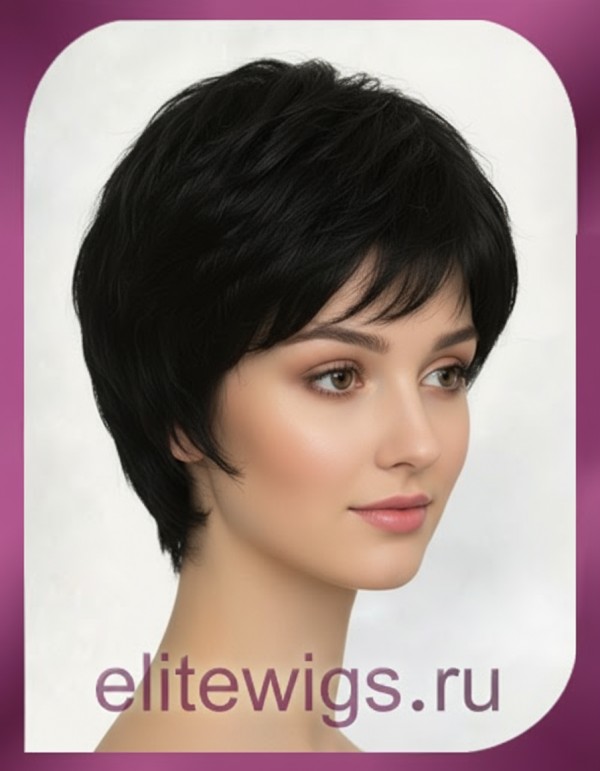 Короткий натуральный парик 132HM