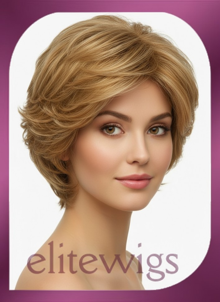 Средний искусственный парик BJ-367