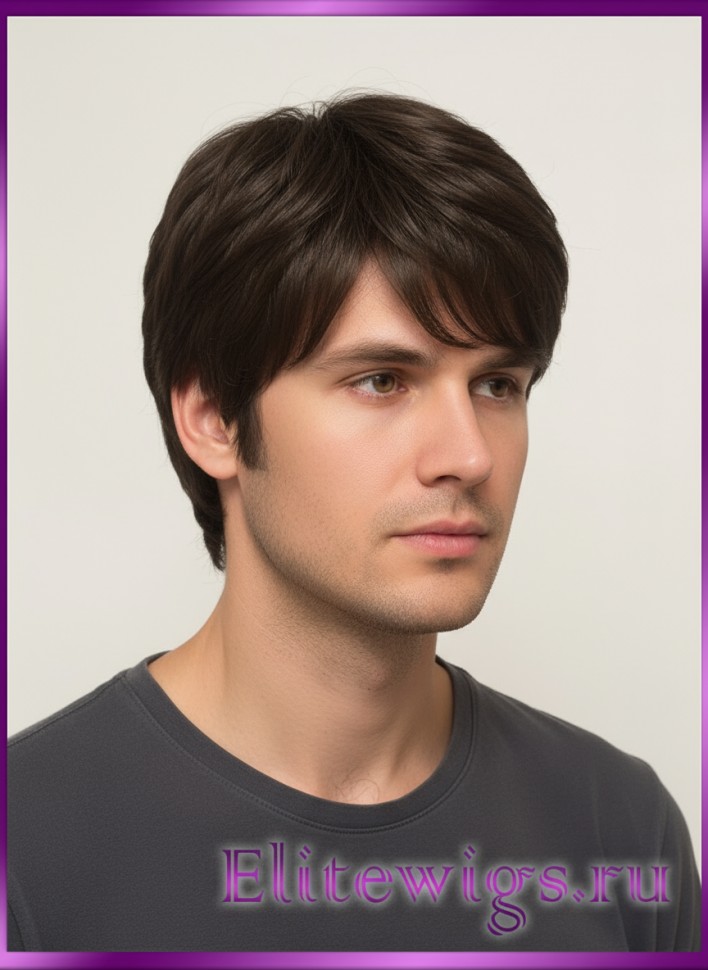 Мужской натуральный парик Tony