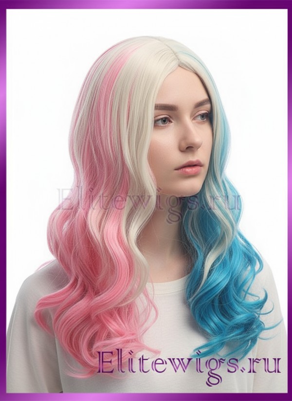 Карнавальный парик Харли Квинн