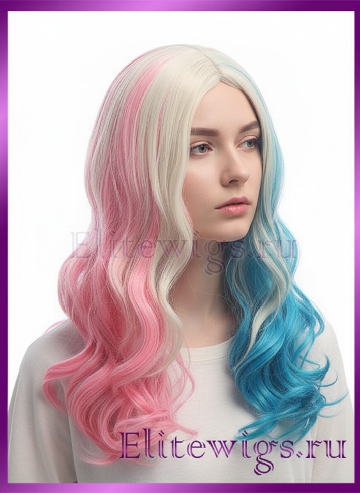 Карнавальный парик Харли Квинн