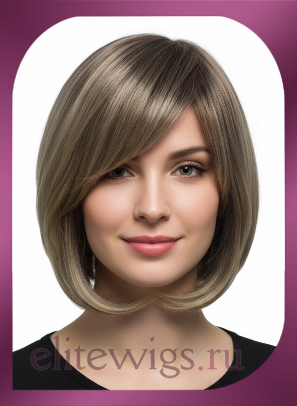 Средний искусственный парик 4356
