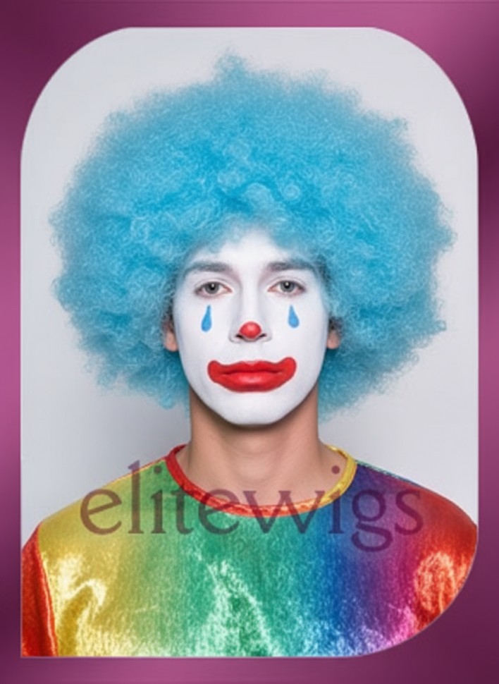 Карнавальный парик клоуна 086