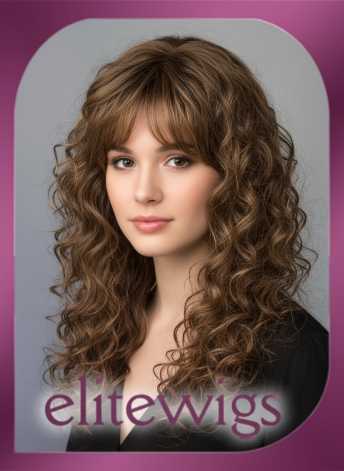 Длинный искусственный парик цыганки