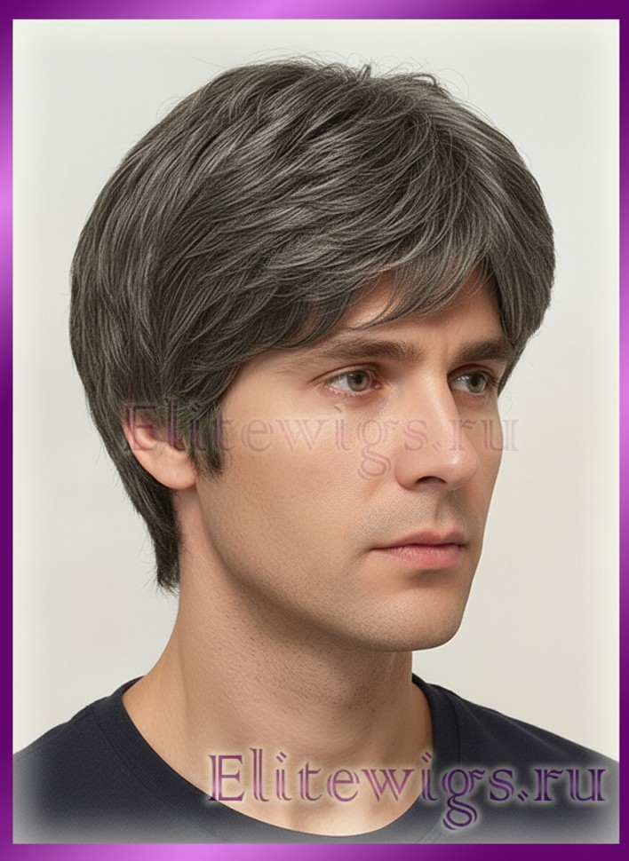 Мужской натуральный парик 163