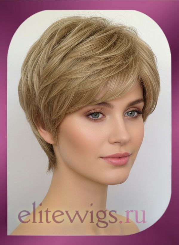 Короткий искусственный парик 8969