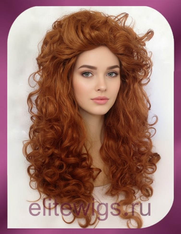 Длинный искусственный парик E-9307