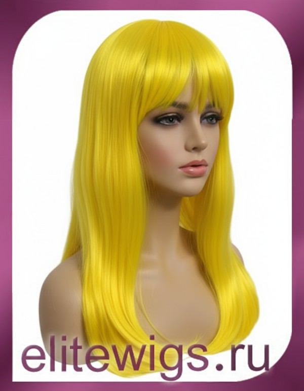 Карнавальный желтый парик