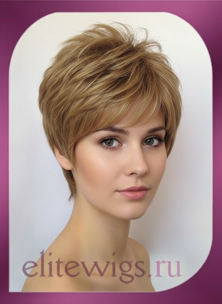 Короткий искусственный парик 3383