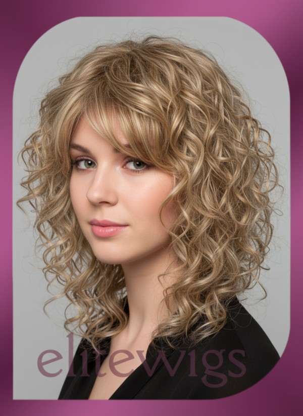 Средний искусственный парик 5013